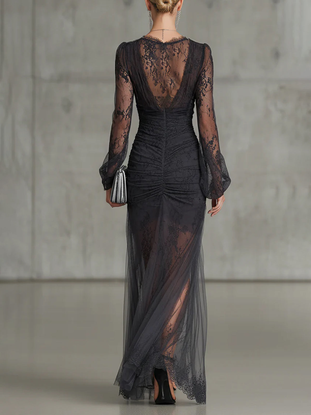 Quintina | Long black dress