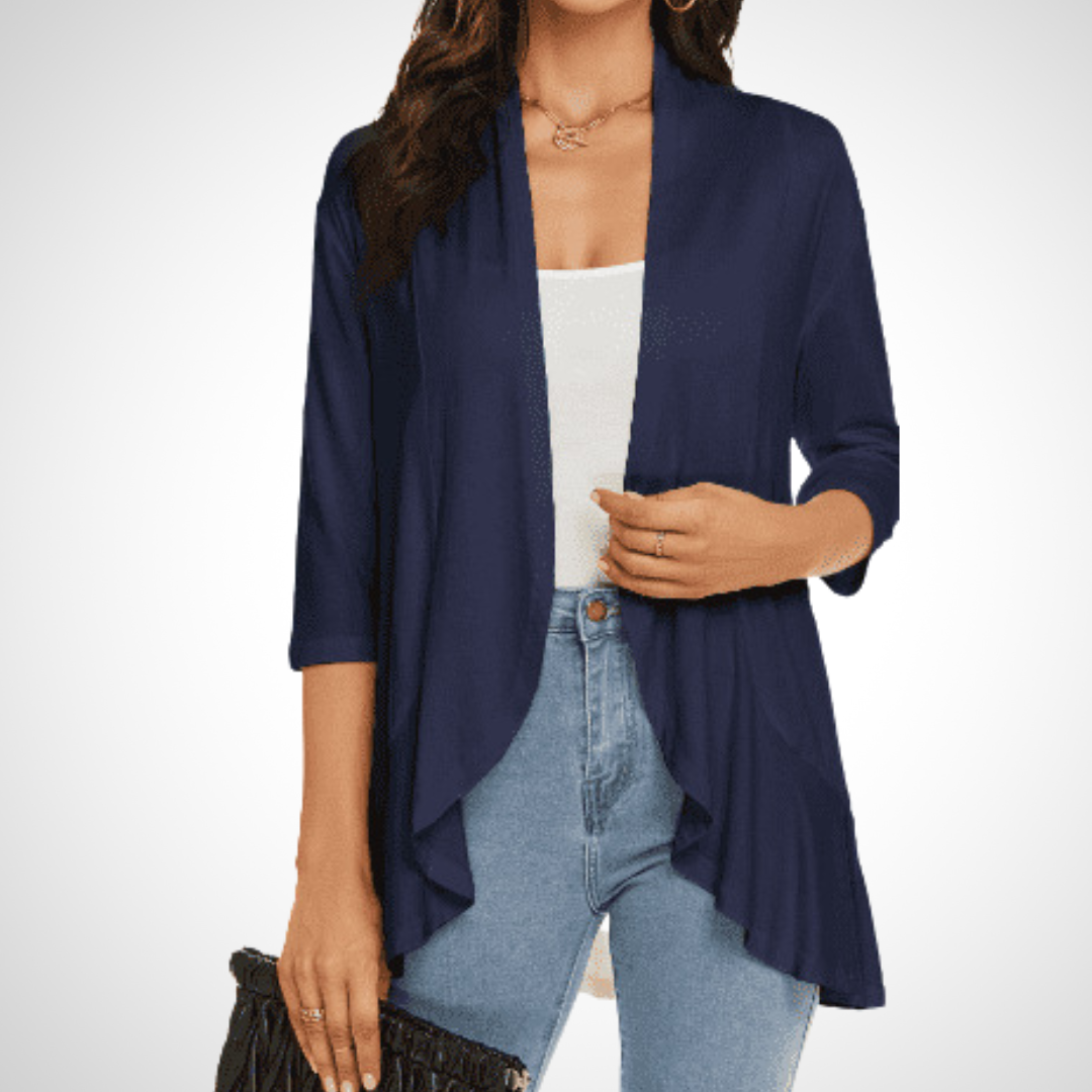 MIRIKIT™ – Casual Summer Open Front Cover-Up Cardigan