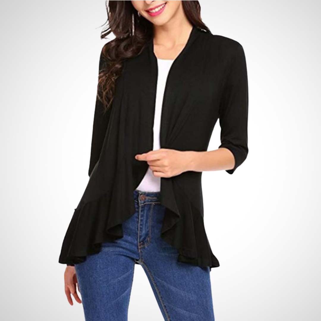 MIRIKIT™ – Casual Summer Open Front Cover-Up Cardigan