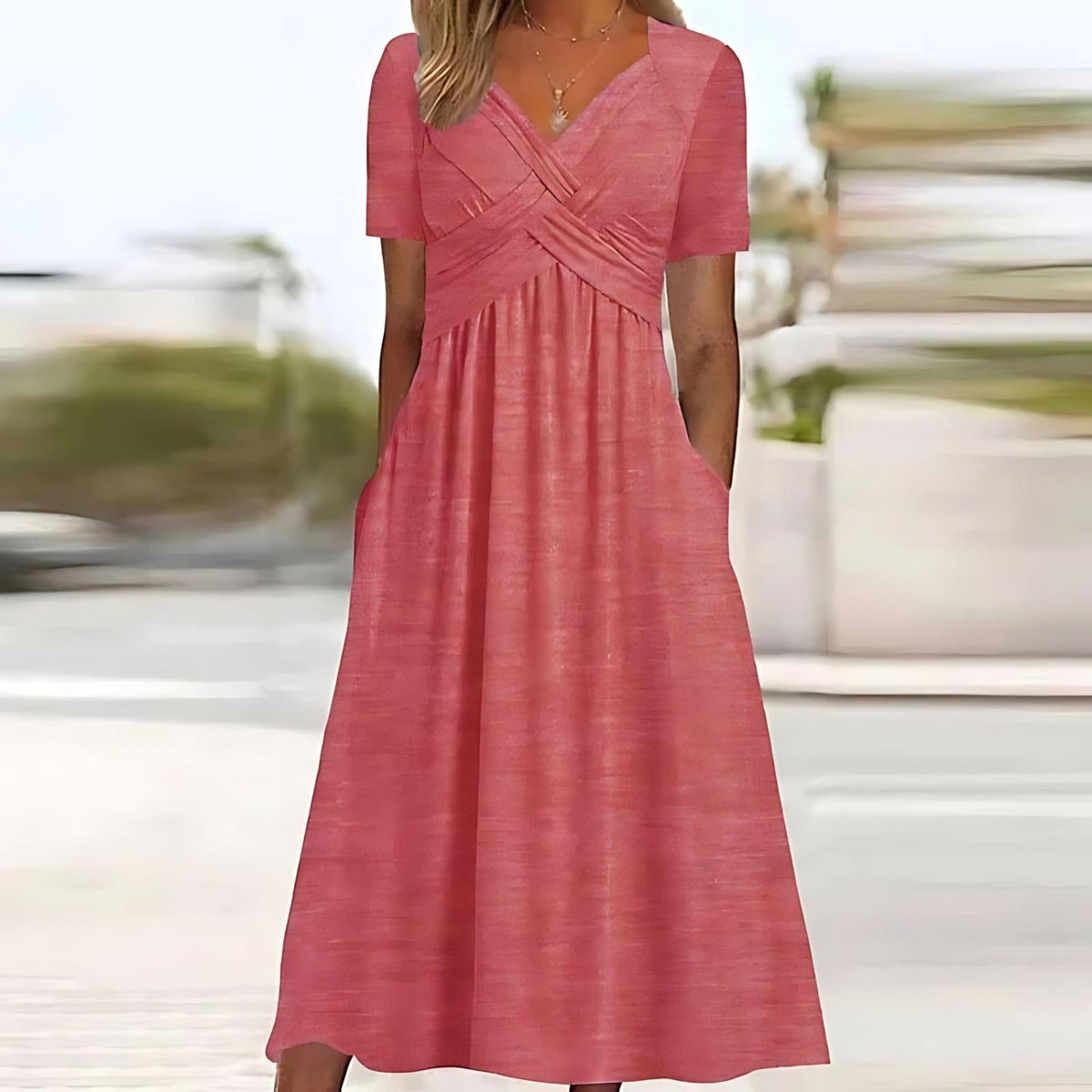ANGELI™ - Elegant Midi Dress