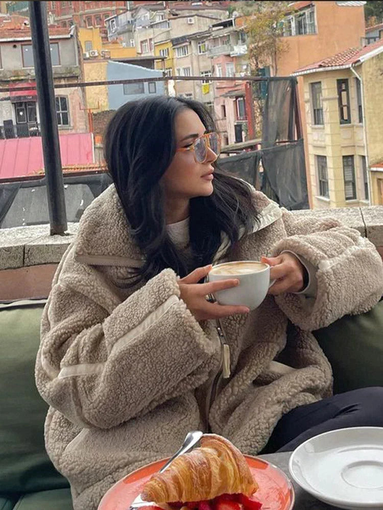 Silvana | Oversized Teddy Jacket