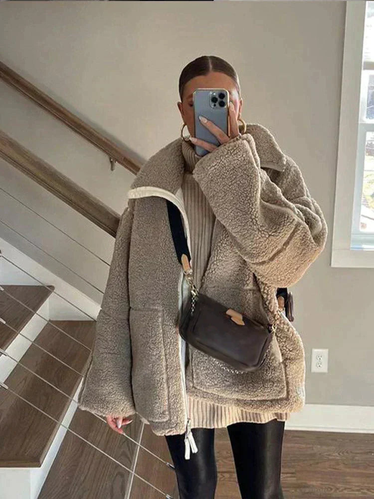 Silvana | Oversized Teddy Jacket