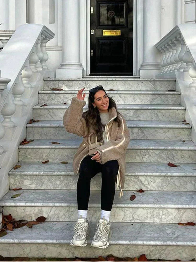 Silvana | Oversized Teddy Jacket