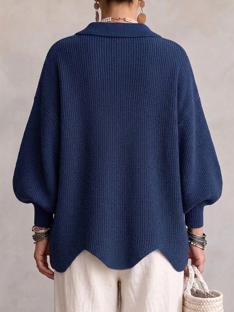 Isadora™ | Oversized Collared Cardigan