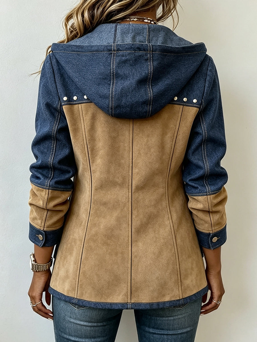 Margaret | Patchwork Hooded Jacket